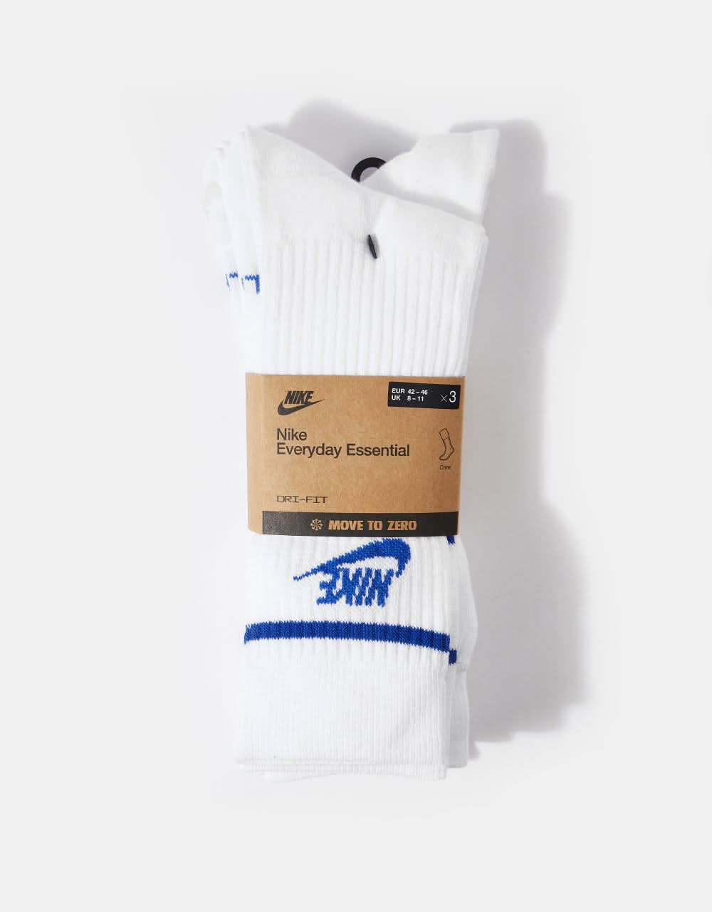 Nike Sportswear Everyday Essential 3 Pack Socks - White/Game Royal/Game Royal