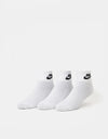 Nike Everyday Essential Ankle Socks 3 Pack - White/Black