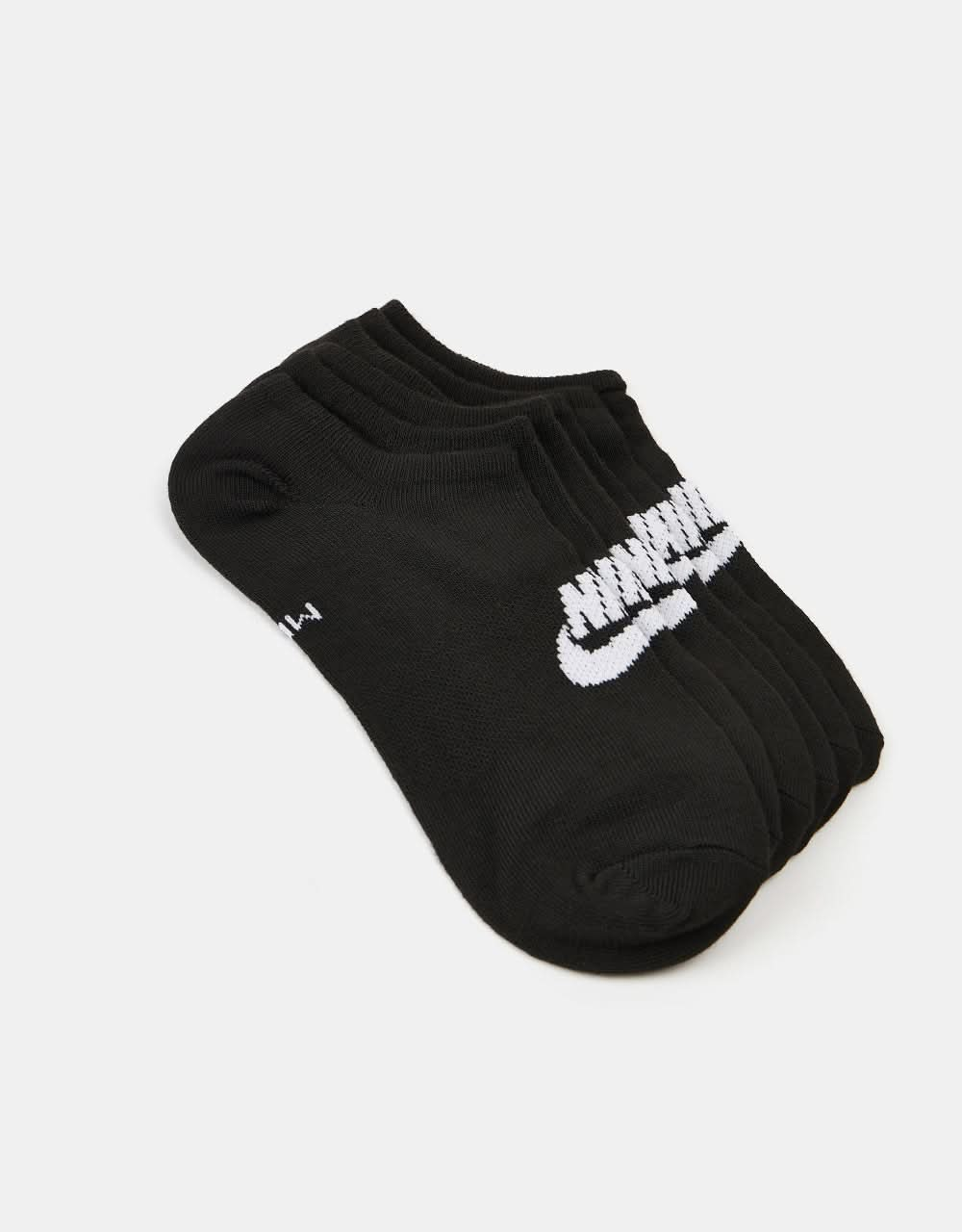 Nike Everyday Essentials No Show 3 Pack Socks - Black/White