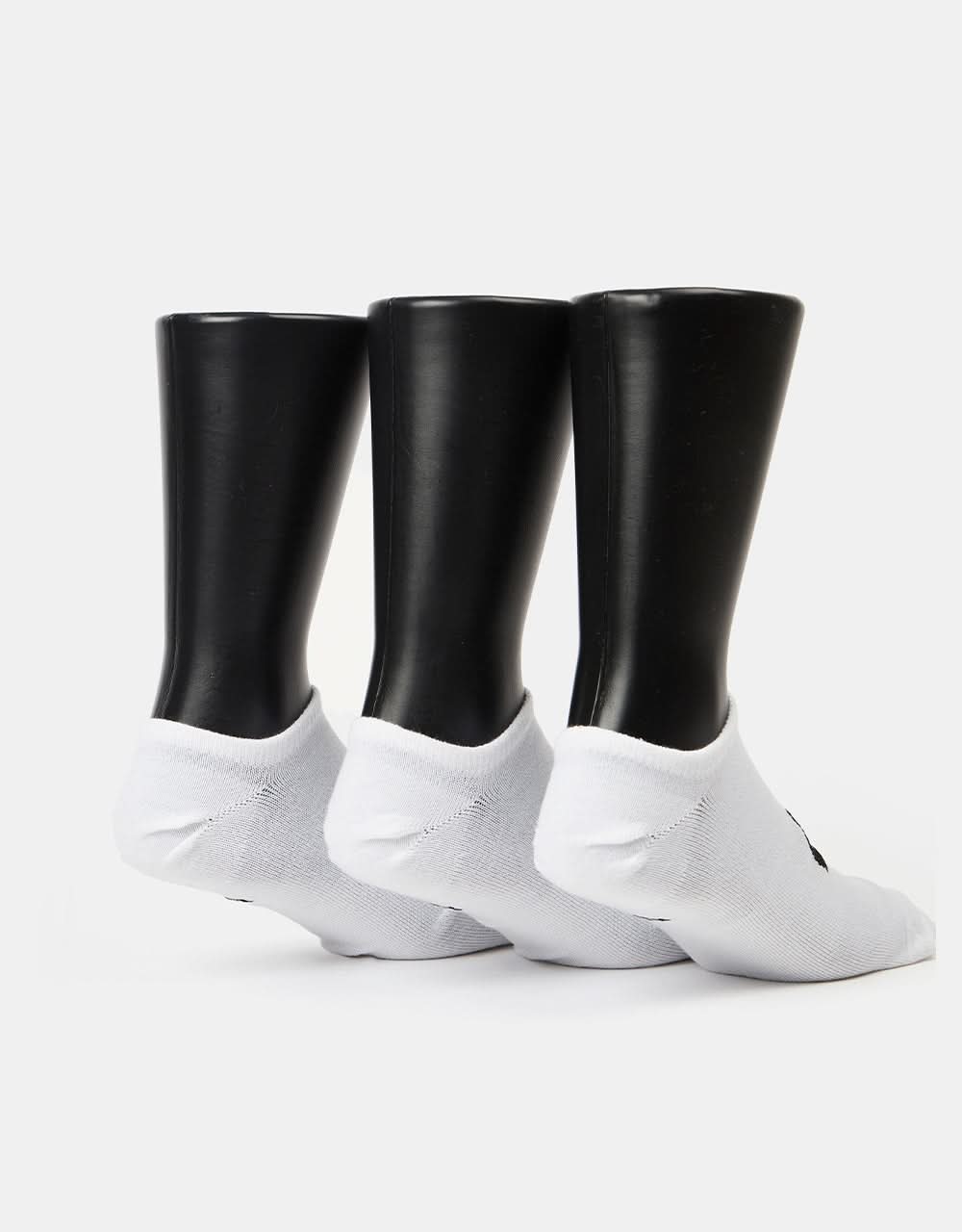 Nike Everyday Essentials No Show paquete de 3 calcetines - Blanco/Negro