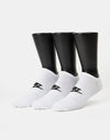 Nike Everyday Essentials No Show Socks 3 Pack - White/Black