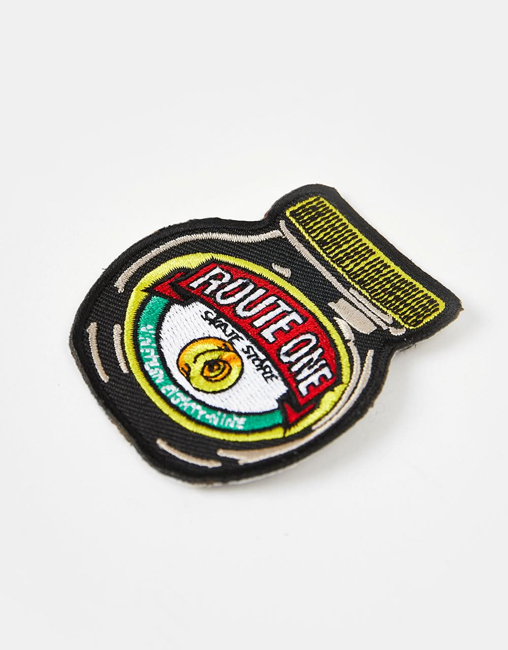 Route One Marmite Embroidered Patch - Black