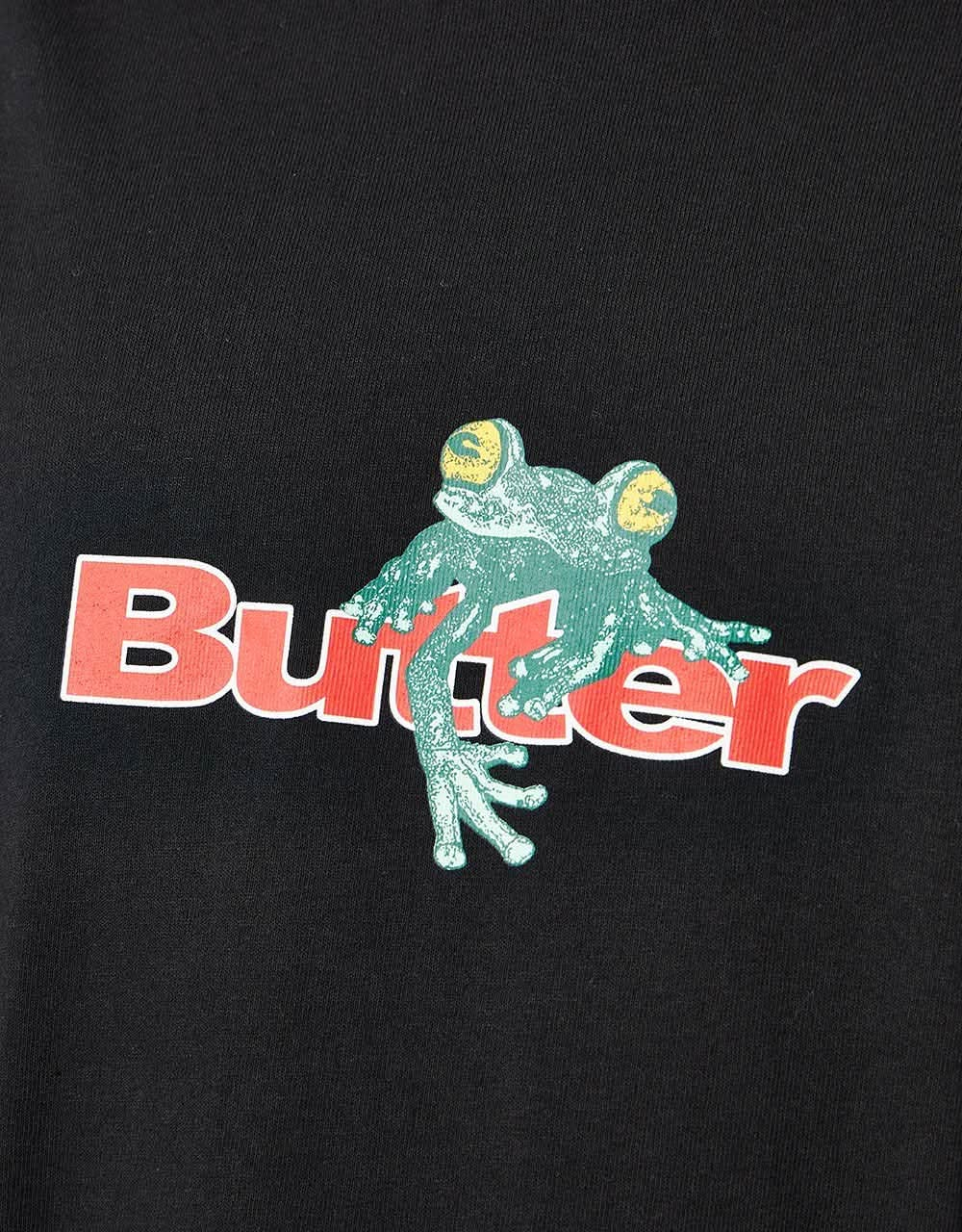 Butter Goods Tree Frog Logo T-Shirt - Black