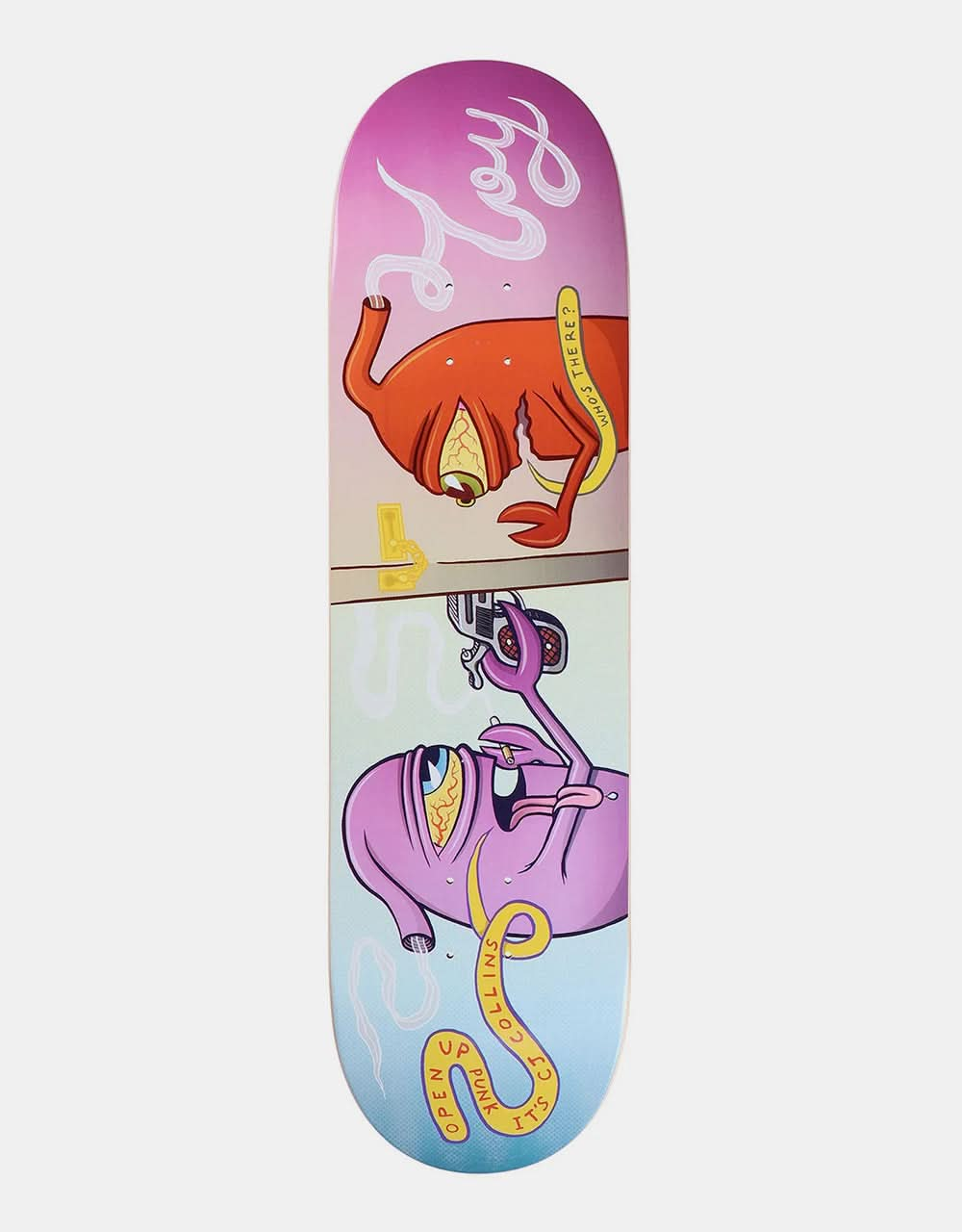 Toy Machine Collins Open Up Punk! Skateboard Deck - 8.5"