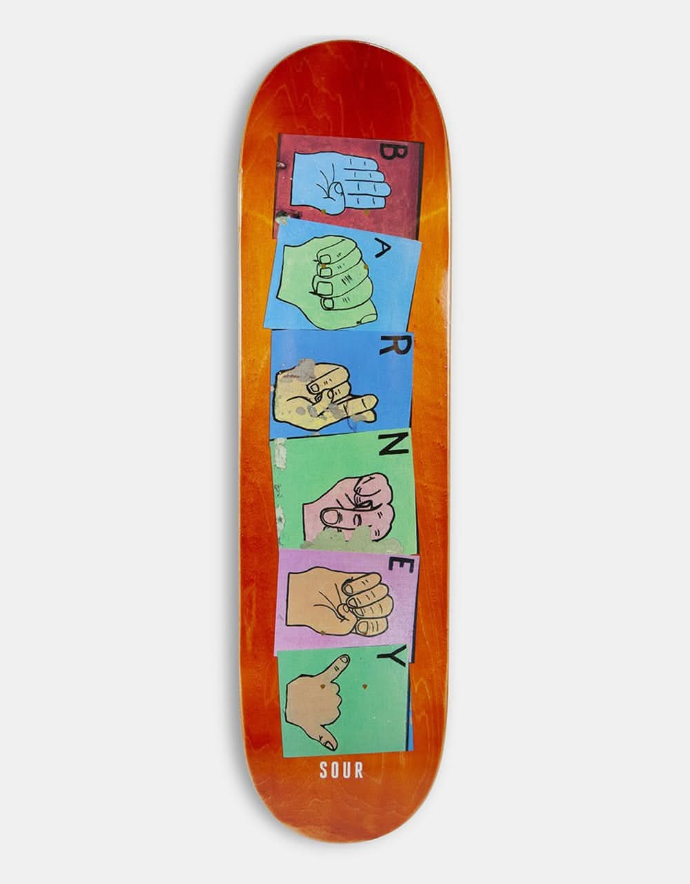 Sour Barney Sign Skateboard Deck - 8.6"