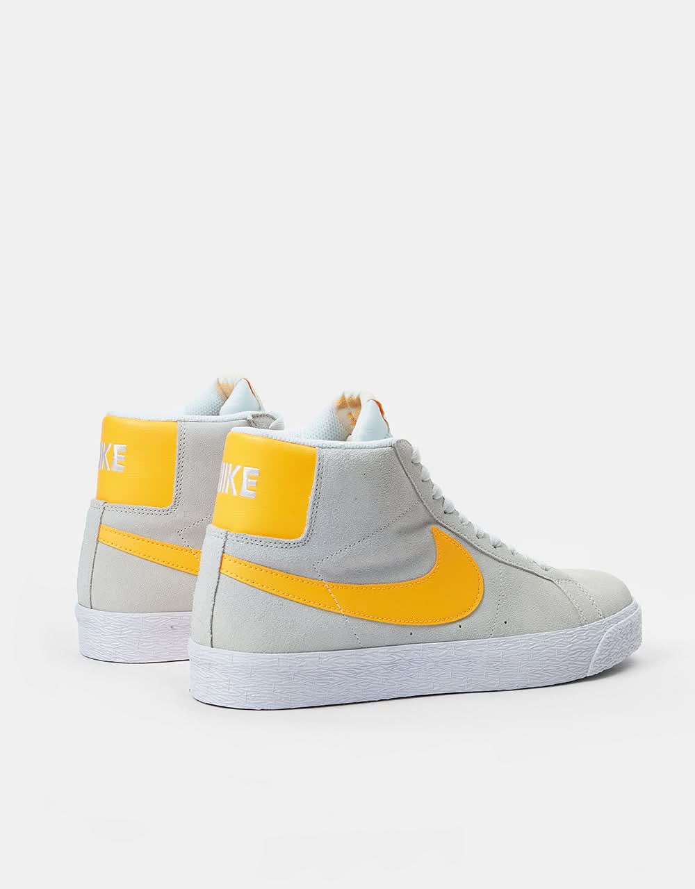 Scarpe da skate Nike SB Zoom Blazer Mid - Bianco Summit/Arancio Laser-Bianco Summit