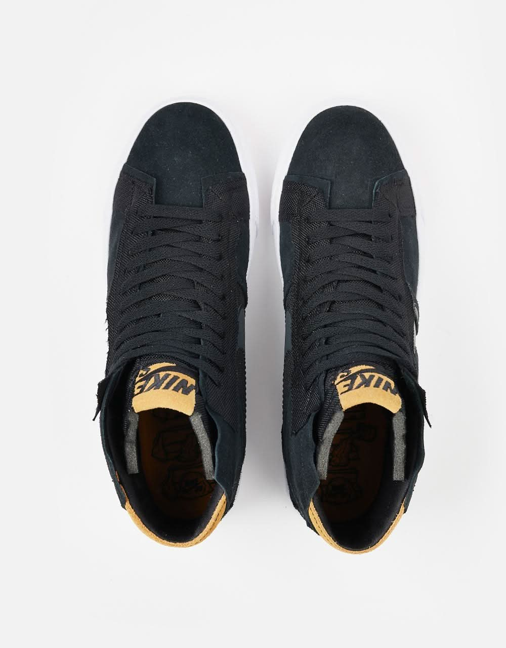 Nike SB Zoom Blazer Mid Premium zapatos de skate - Negro/Antracita-Negro-Blanco