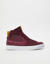 Nike SB Zoom Blazer Mid Premium Skateschuhe – Nachtkastanienbraun/Rosewood-Nachtkastanienbraun-Weiß