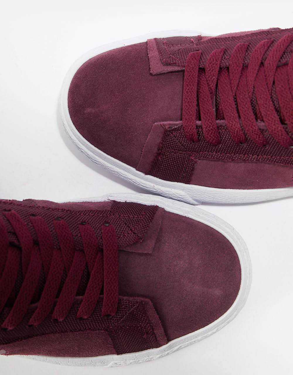 Nike SB Zoom Blazer Mid Premium Chaussures de skate - Night Maroon/Rosewood-Night Maroon-Blanc