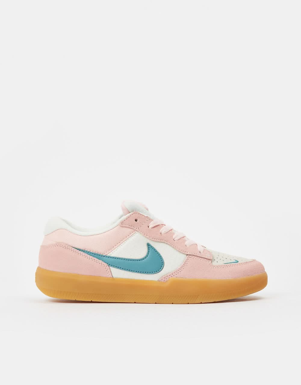 Nike SB Force 58 Skate Shoes - Phantom/Mineral Teal-Pink Bloom