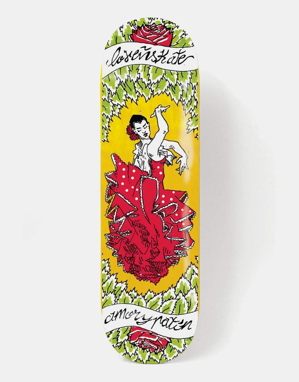 Lovenskate 'AMORE Y PATIN' Skateboard Deck - 8.5"