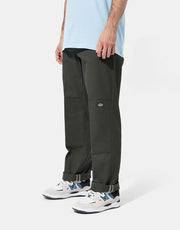 Dickies Slim Straight Double Knee Recycled Work Pant - Olive Green