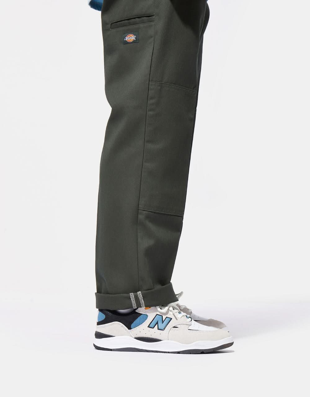 Dickies Slim Straight Double Knee Recycled Work Pant - Olive Green