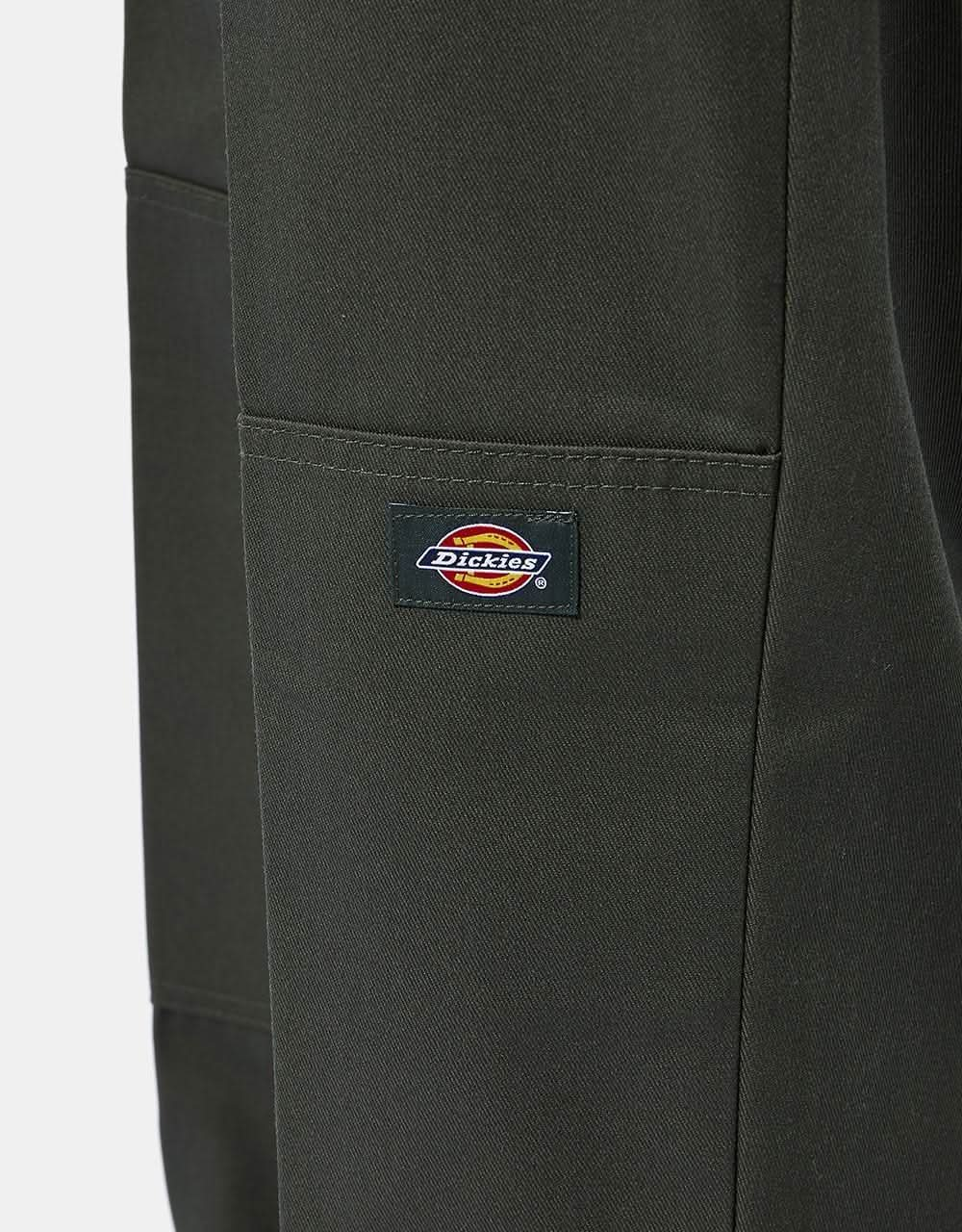 Dickies Slim Straight Double Knee Recycled Work Pant - Olive Green