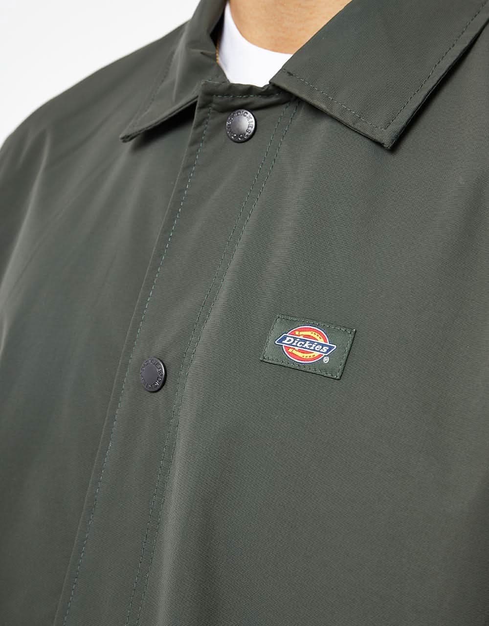 Dickies Oakport Coach Jacket - Olive Green