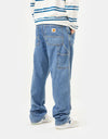 Carhartt WIP Double Knee Pant - Blue (Heavy Stone Washed)