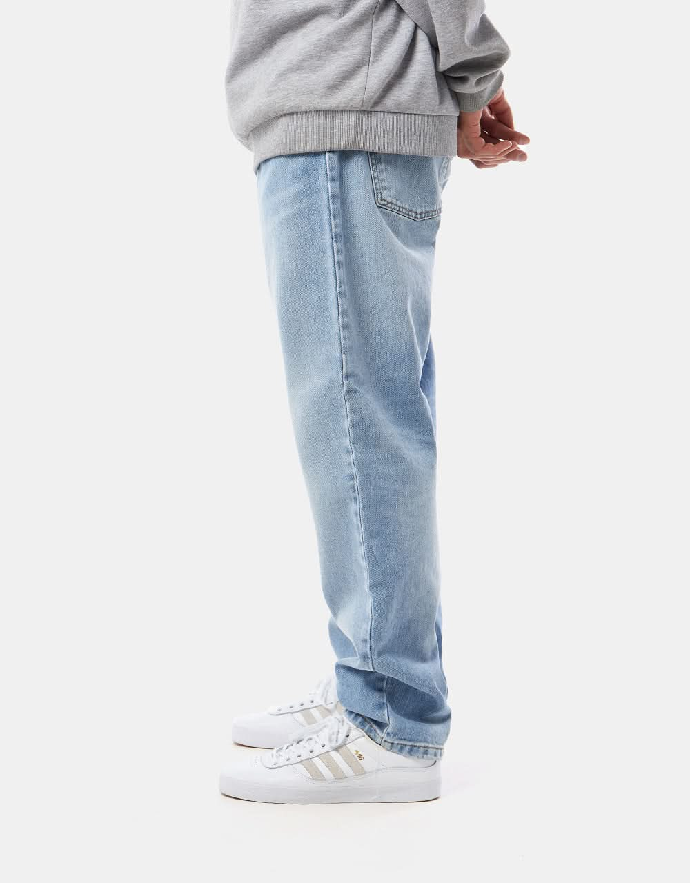 Carhartt WIP Newel Pant - Blue (Light Used Wash)