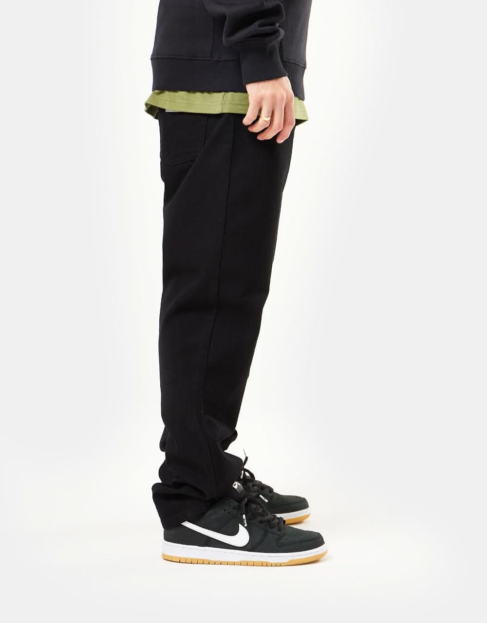 Carhartt WIP Newel Pant - Black (Rinsed)