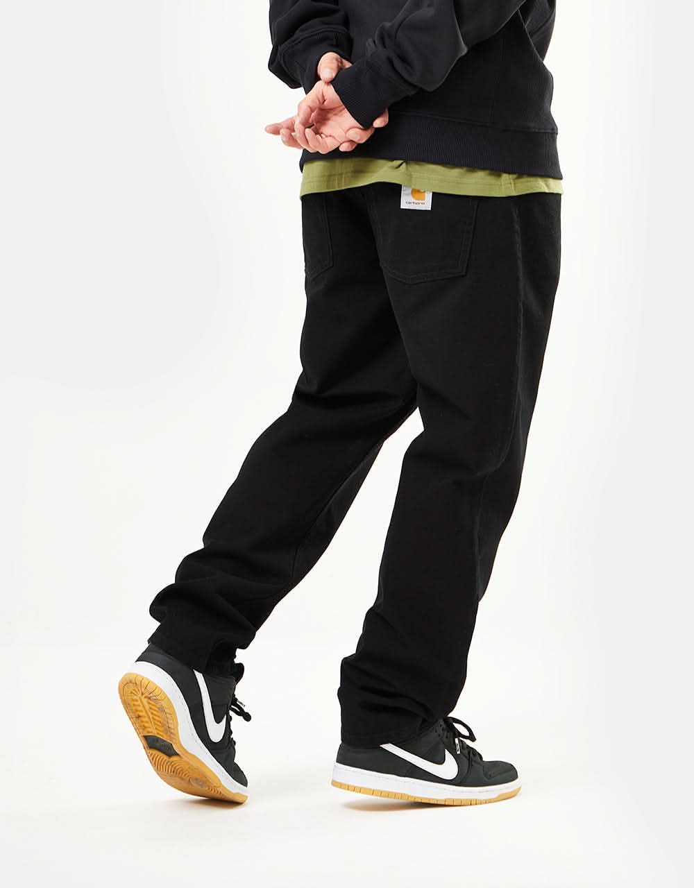 Carhartt WIP Newel Pant - Black (Rinsed)