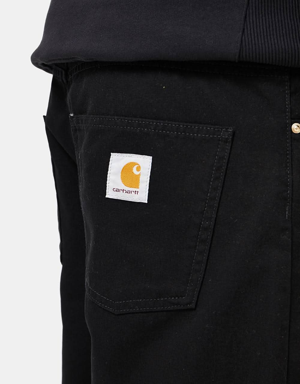 Carhartt WIP Newel Pant - Black (Rinsed)