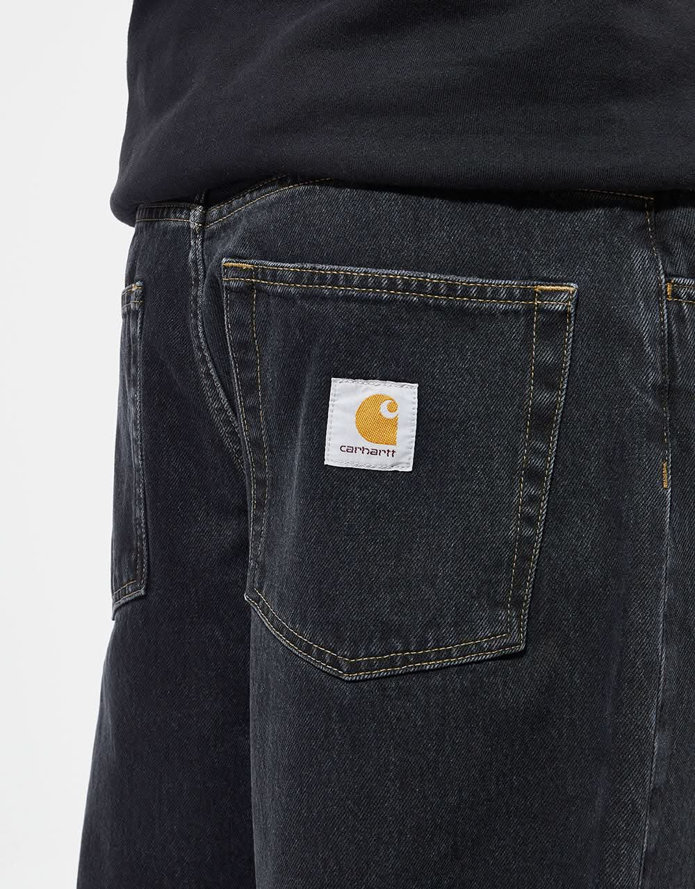 Carhartt WIP Brandon Pant - Black (Stone Washed)