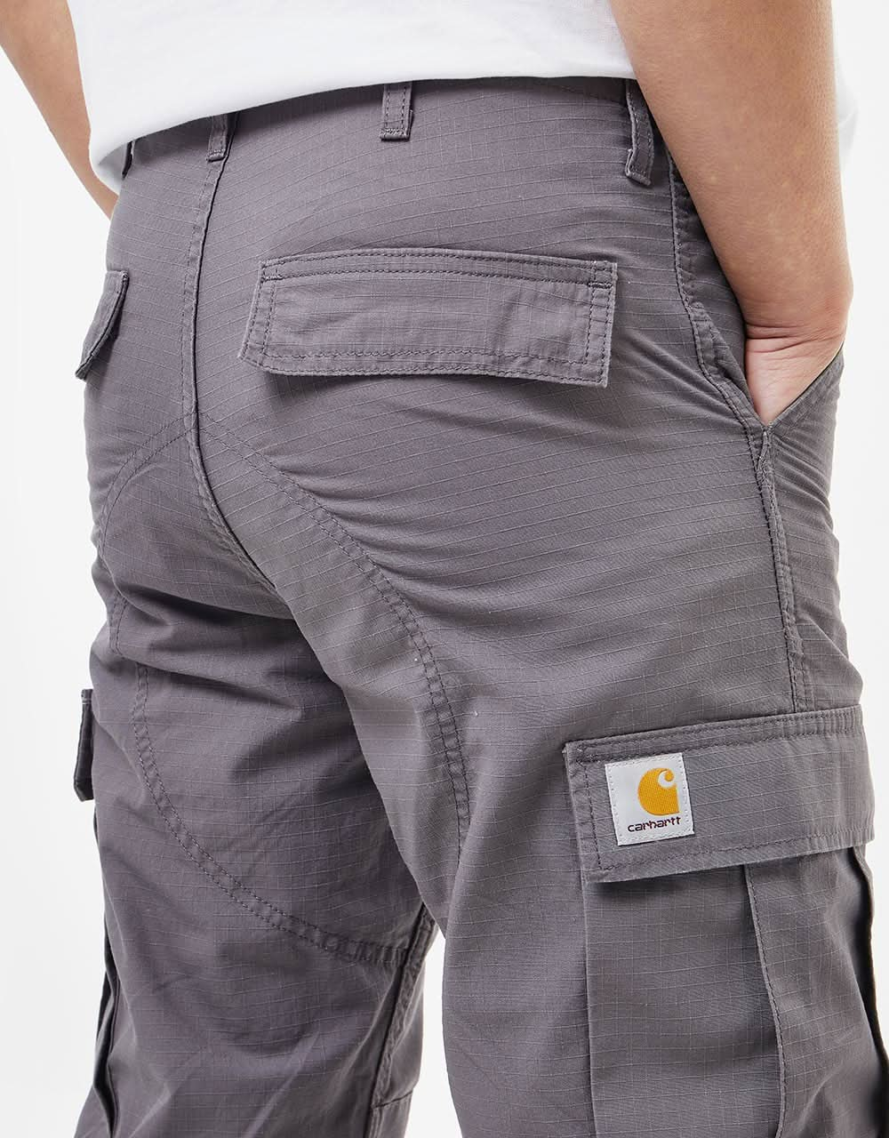 Carhartt WIP Regular Cargo Pant - Rhino (Rinsed)