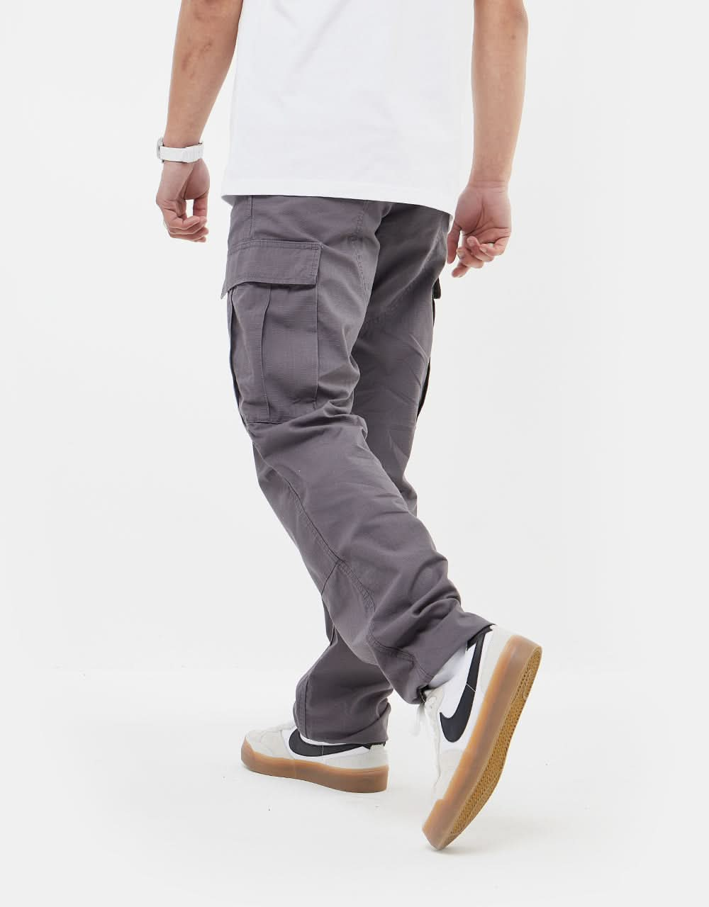 Carhartt WIP Regular Cargo Pant - Rhino (Rinsed)