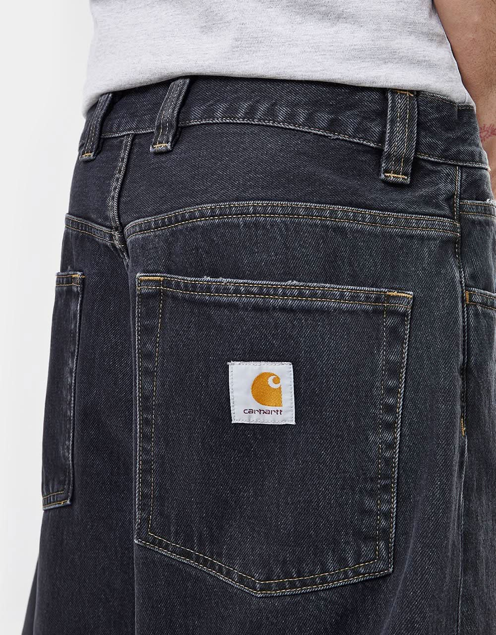 Carhartt WIP Brandon Short - Black (Stone Washed)