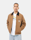 Carhartt WIP Detroit Jacket - Hamilton Brown/Black (Rinsed)