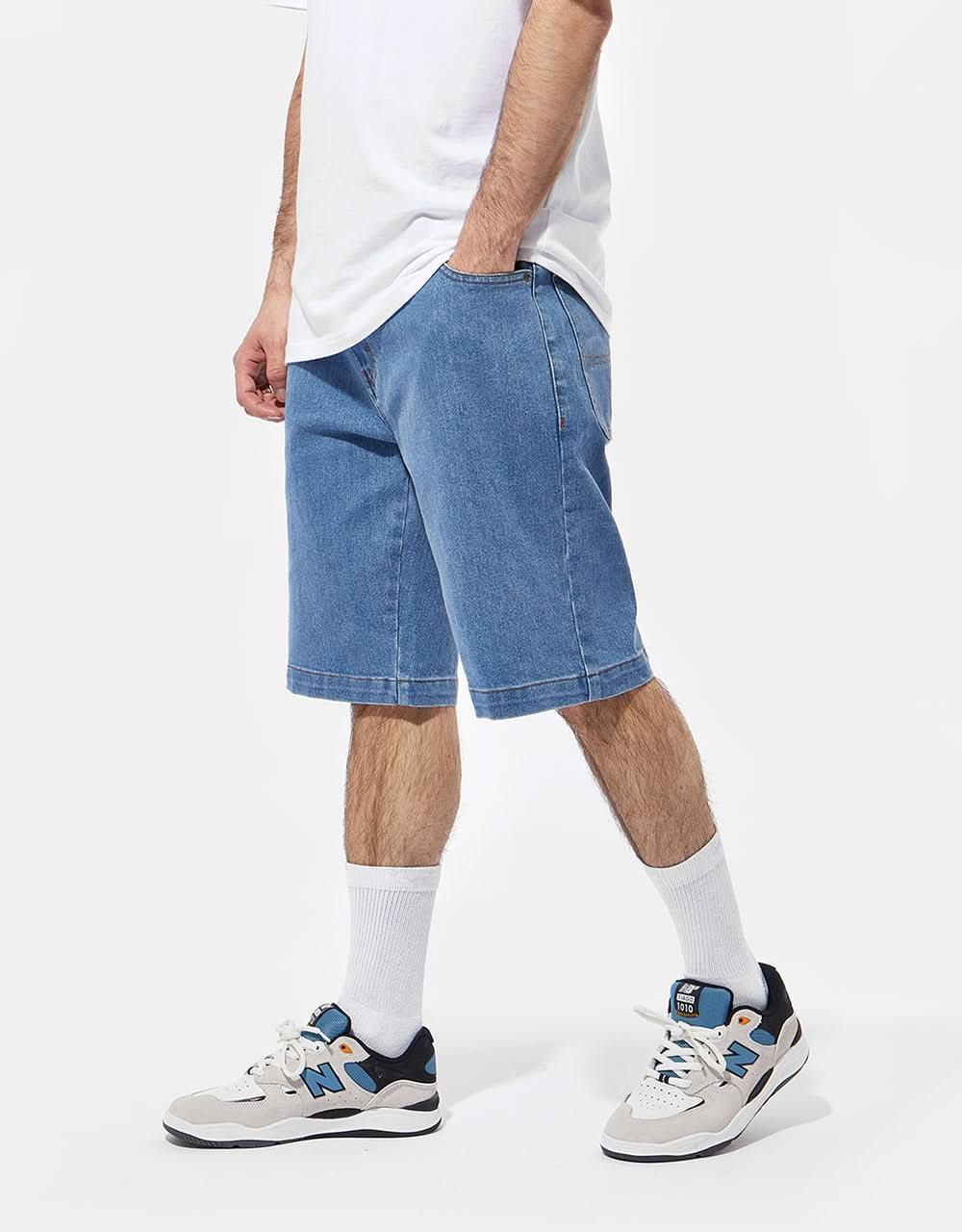 Dickies Wingville Loose Denim Short - Light Wash