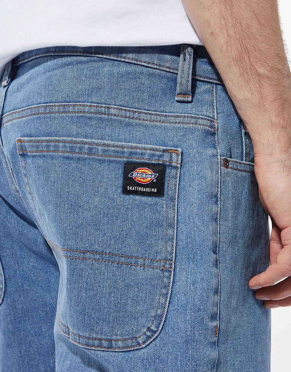 Dickies Wingville Loose Denim Short - Light Wash