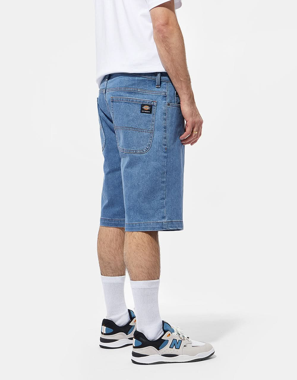 Dickies Wingville Loose Denim Short - Light Wash