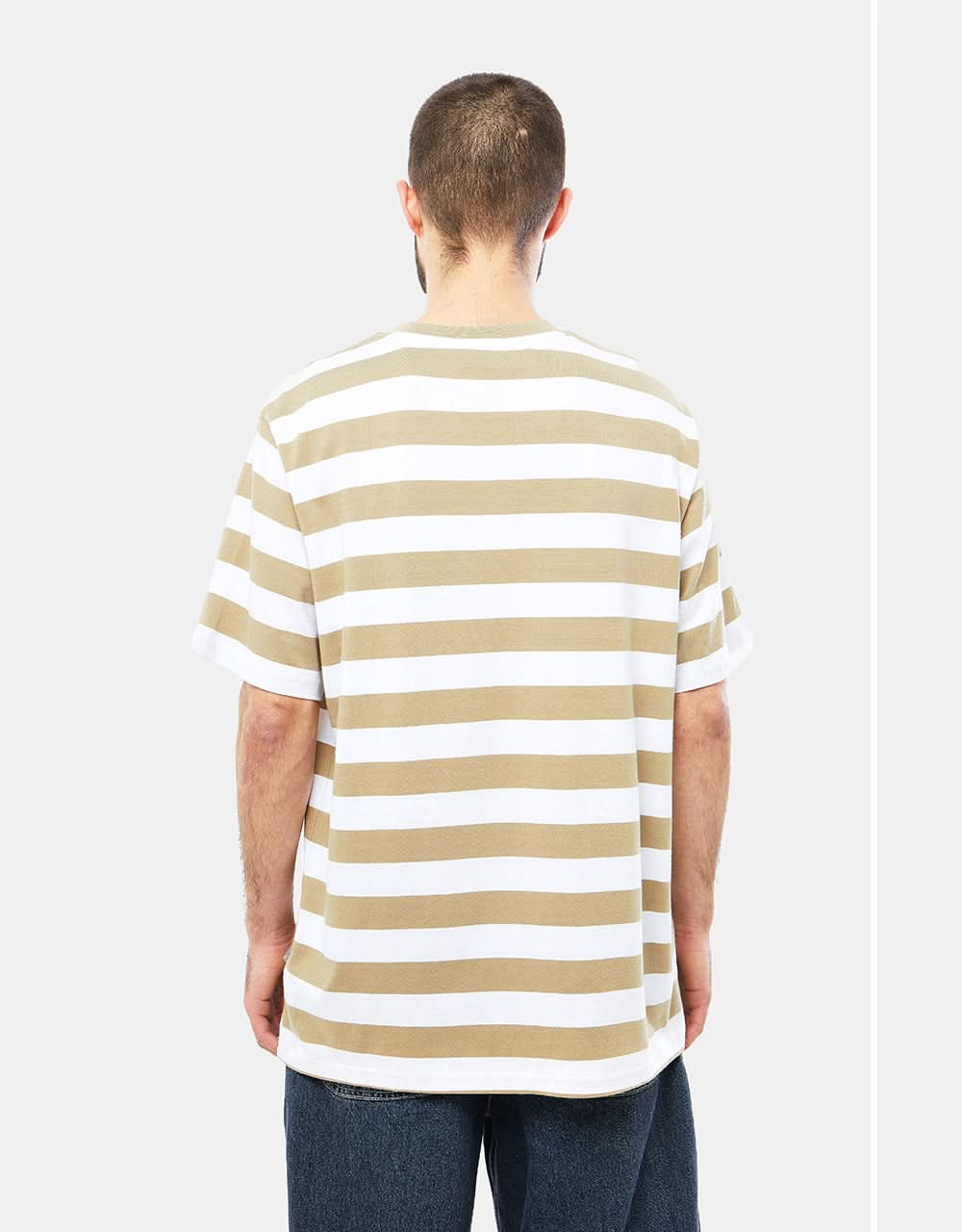 Dickies Rivergrove Striped T-Shirt - Khaki