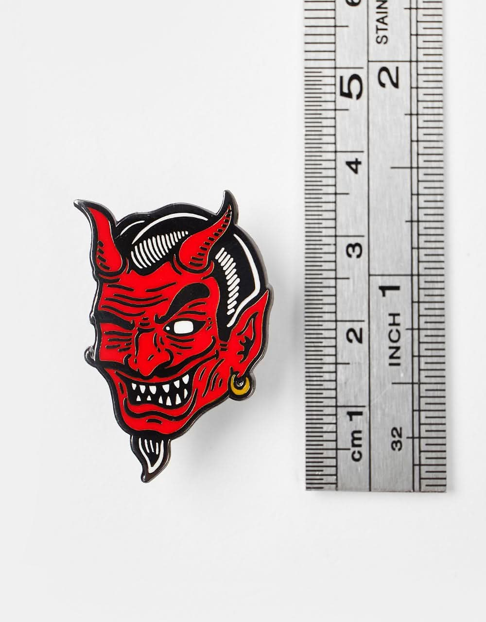 Route One Devil Pin - Nickel