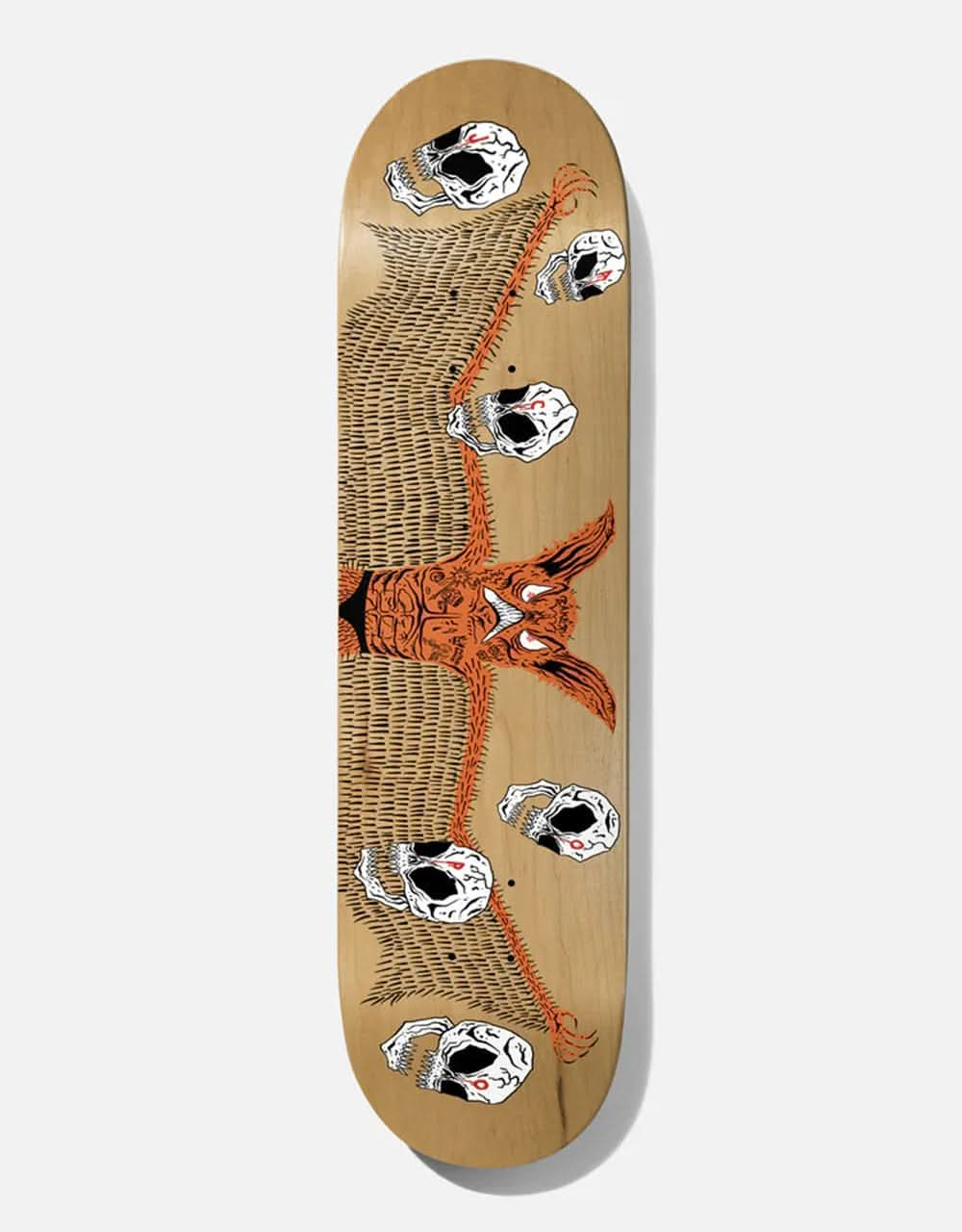 Baker x Neck Face Jacopo Throwback from the Dead Skateboard Deck - 8.2"