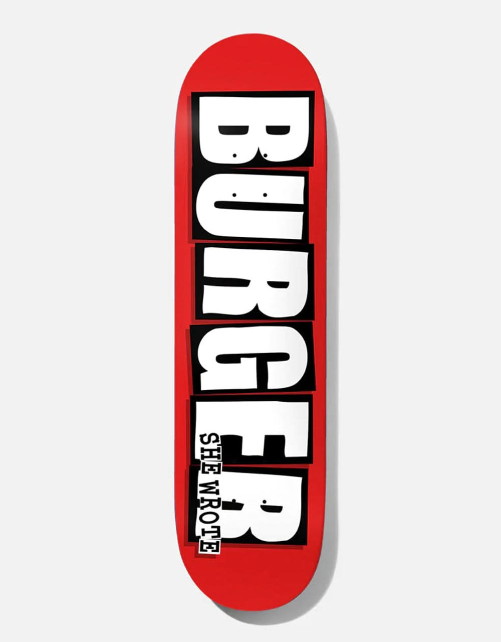 Baker Nuge Burger She Wrote Skateboard Deck - 8.25"