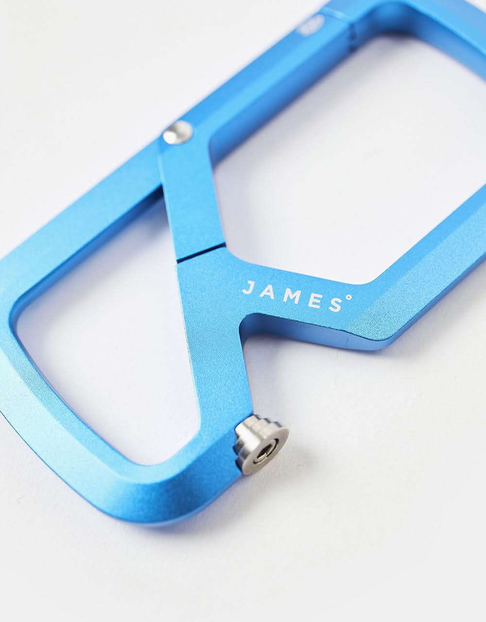 James The Mehlville 'Carabiner' Keychain - Cerulean/Stainless