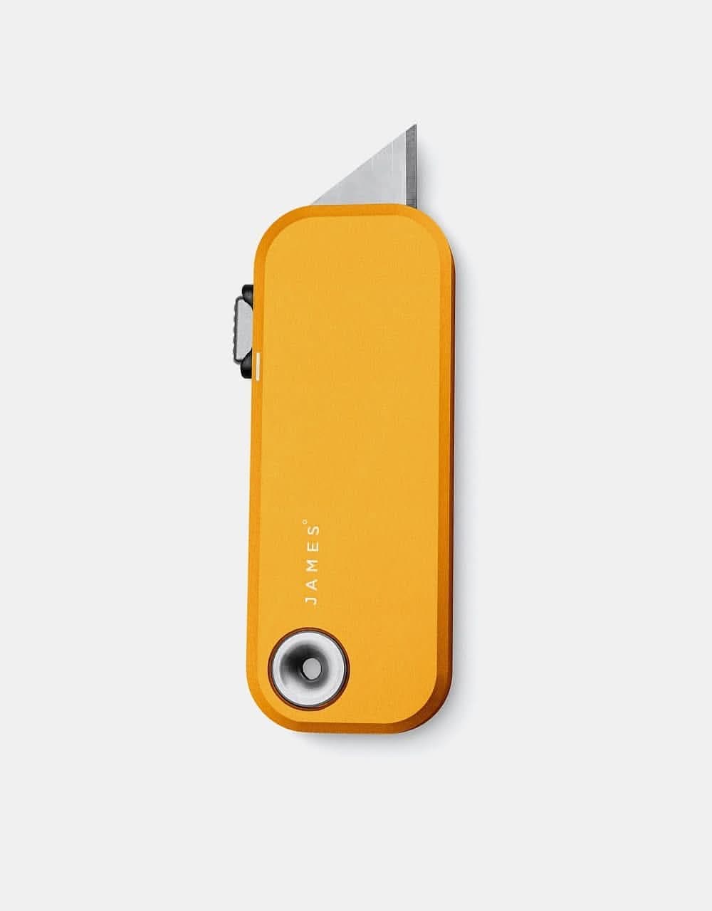 James The Palmer Utility Knife - Canary/Turquoise/Aluminium