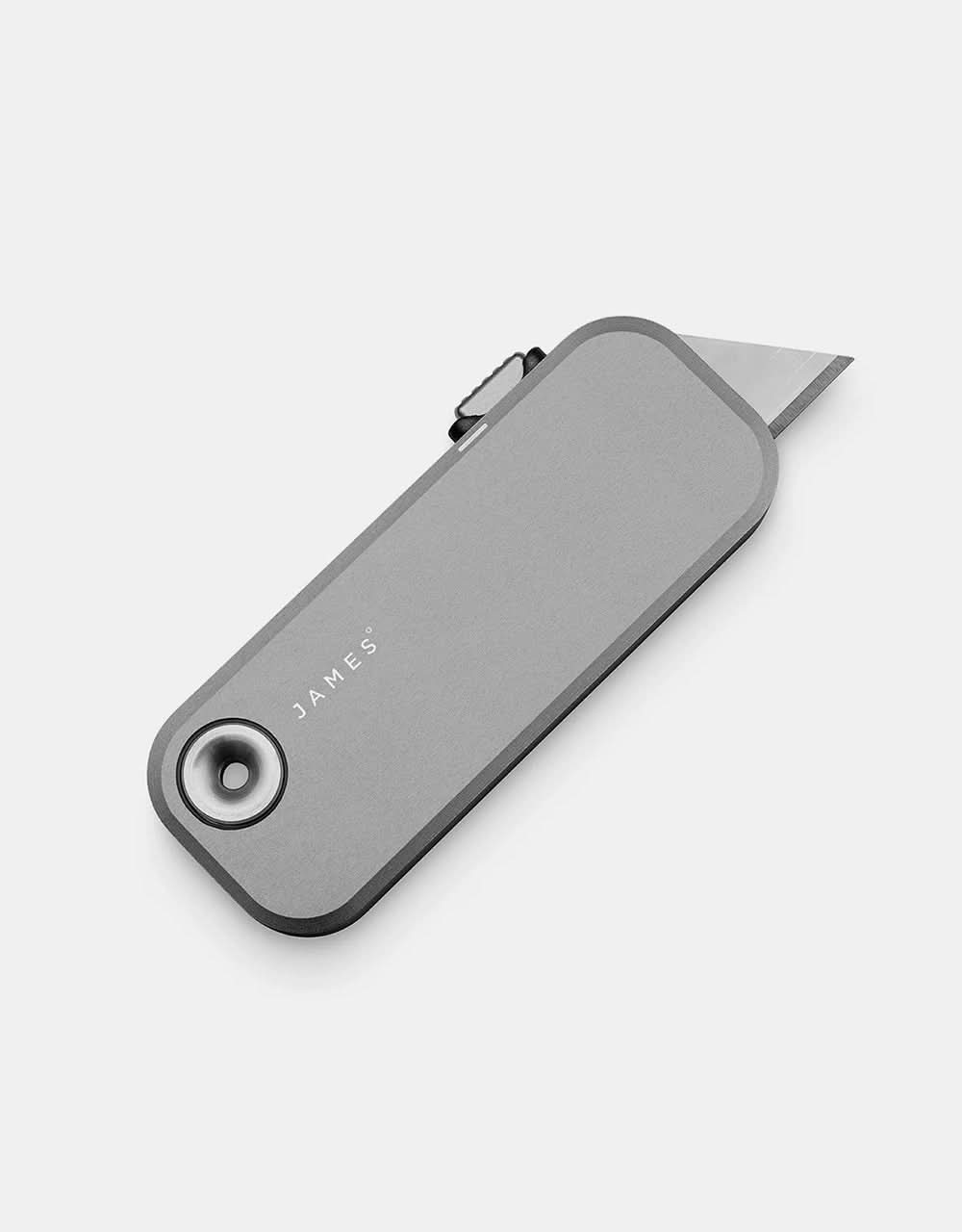 James The Palmer Utility Knife - Space Grey/Yellow/Aluminium