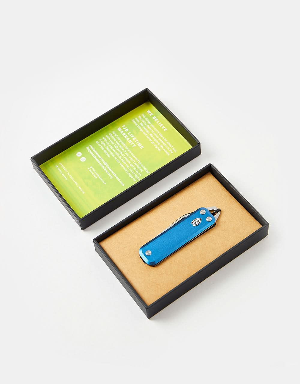 James The Elko Pocket Knife - Cerulean/Stainless/Aluminium