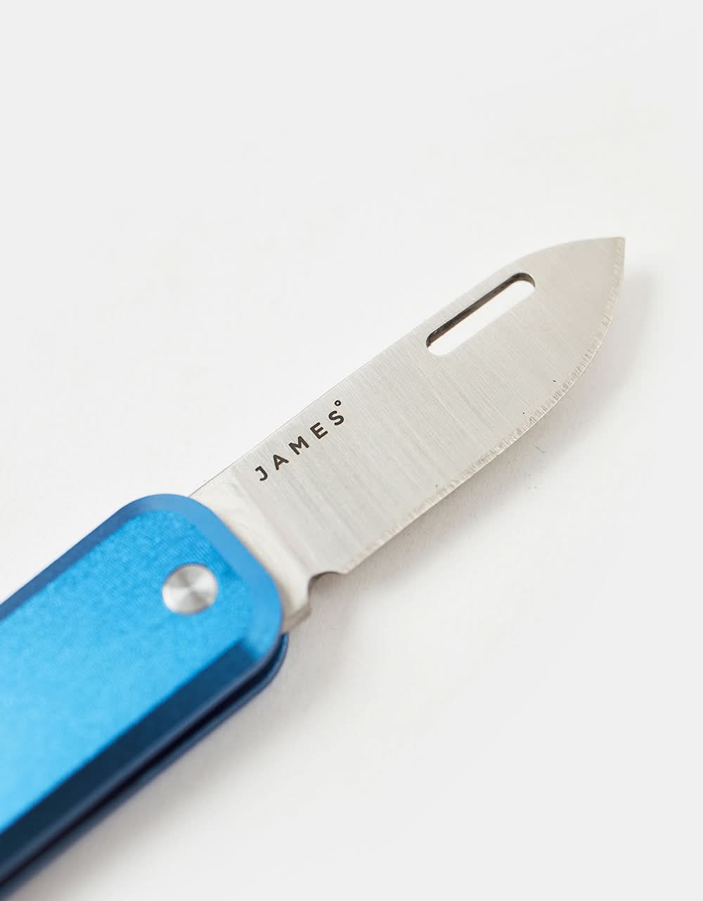 James The Elko Pocket Knife - Cerulean/Stainless/Aluminium