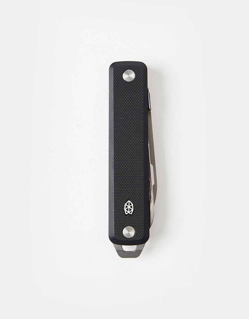 James The Ellis Pocket Knife - Black/Stainless/Straight