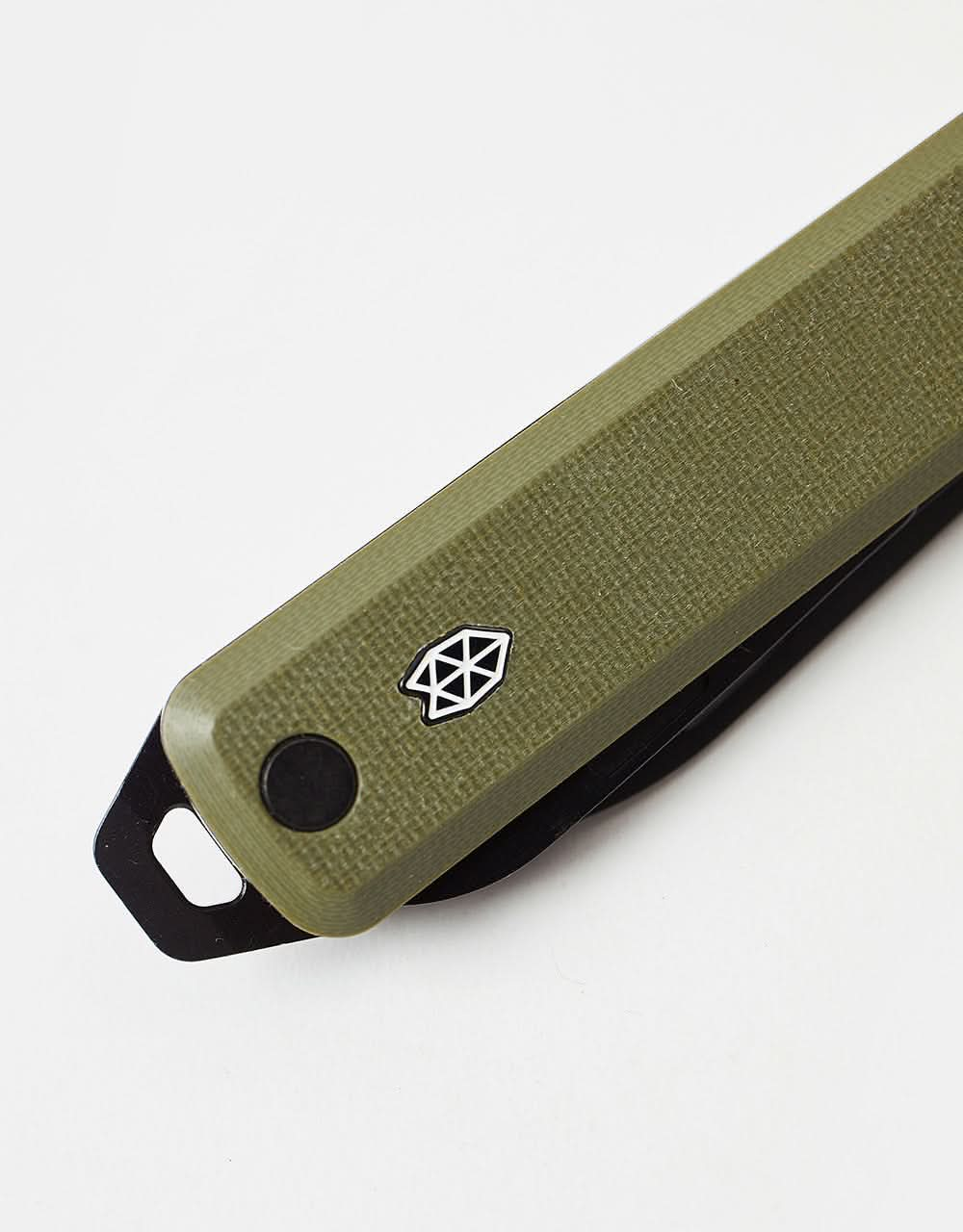 James The Ellis Pocket Knife - OD Green/Black/Serrated