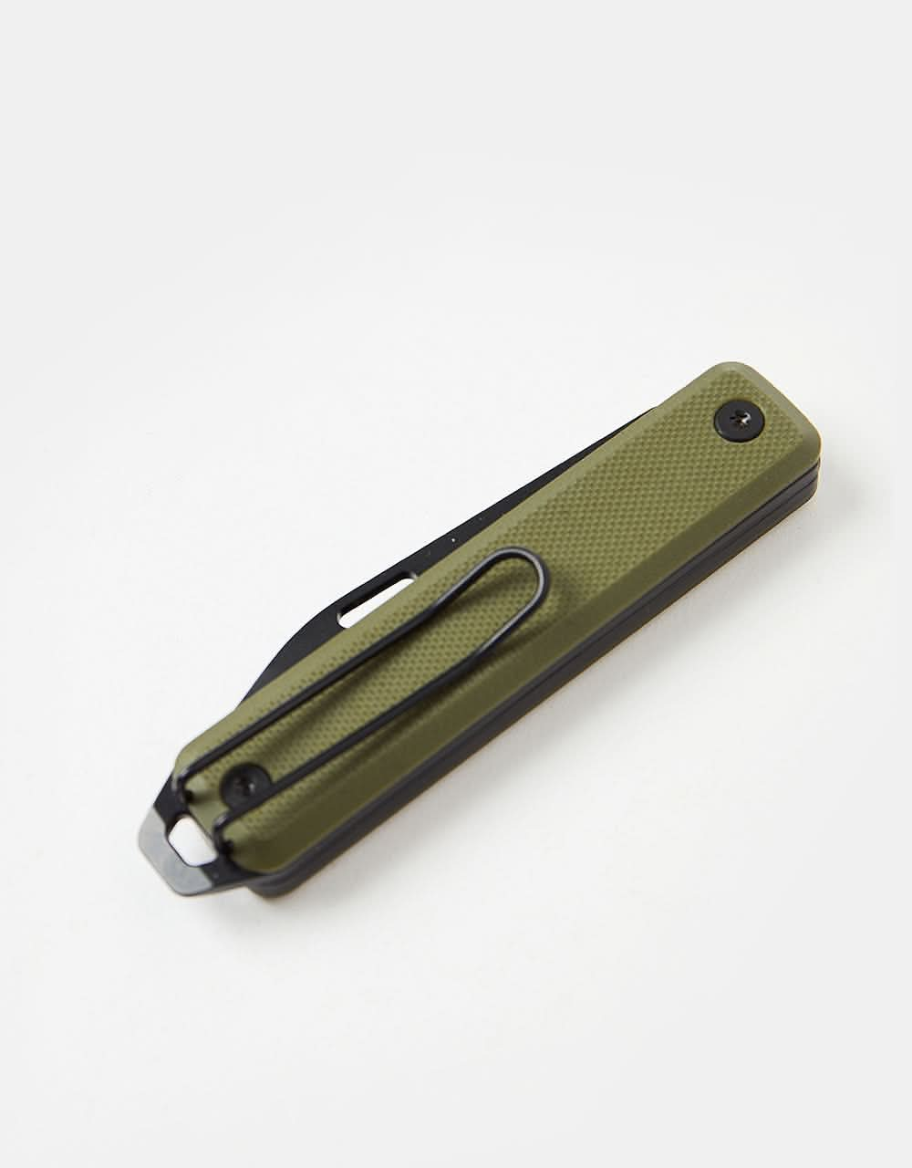 James The Ellis Pocket Knife - OD Green/Black/Serrated