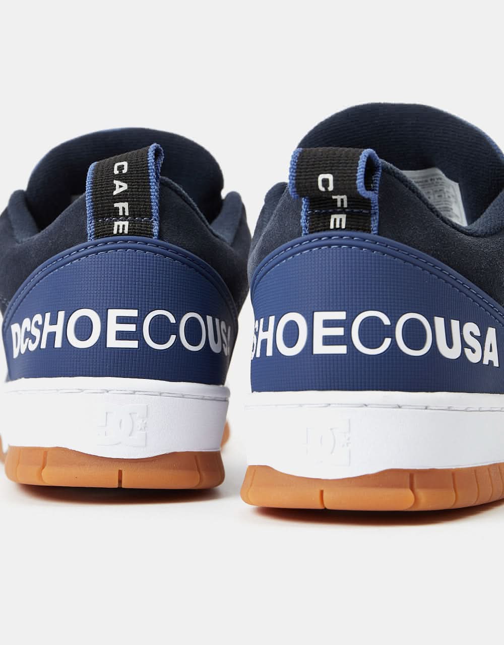 DC x Skateboard Café Clocker Skate Shoes - Navy/White/Gum