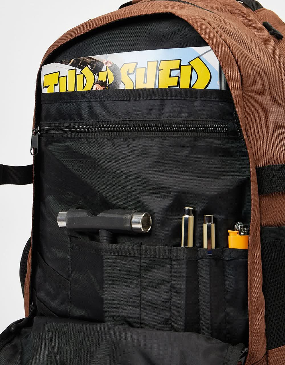 Route One Recycled Tour Backpack - Brown