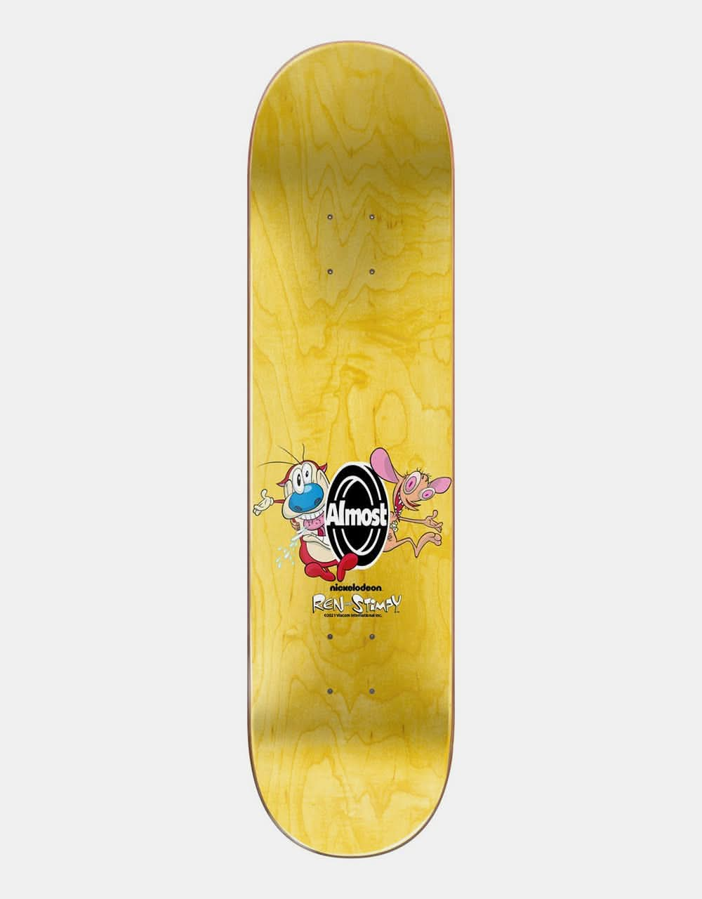 Almost x Ren & Stimpy Max Mixed Up R7 Skateboard Deck