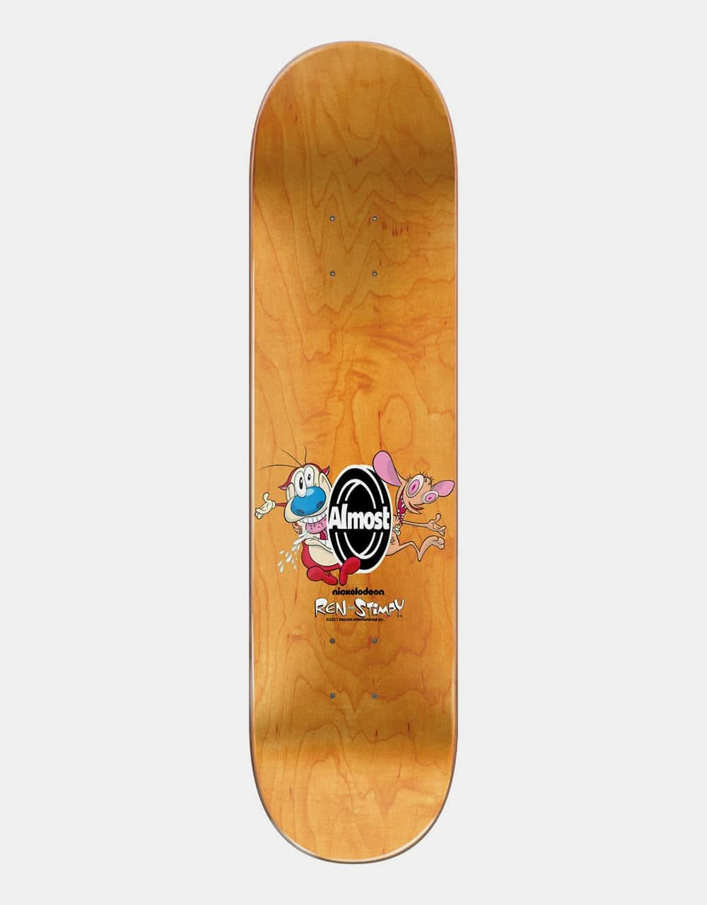 Almost x Ren & Stimpy Dilo Mixed Up R7 Skateboard Deck