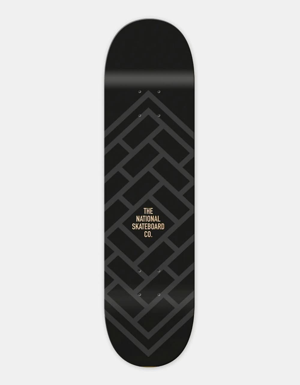 The National Skateboard Co. Logo Skateboard Deck - 8.375”