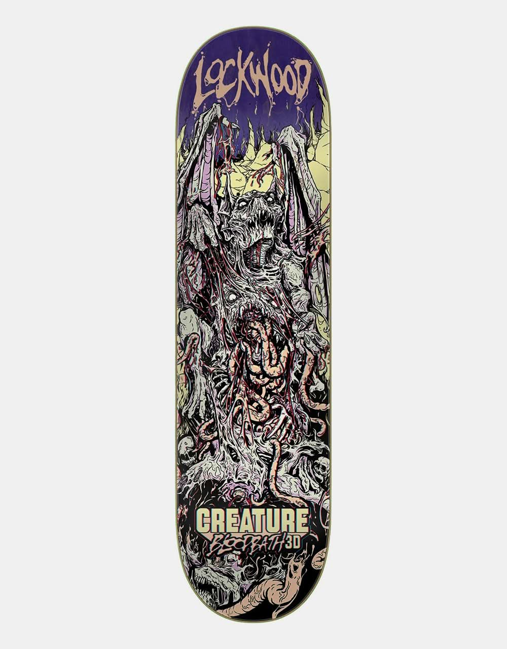 Creature Lockwood Bloodbath 3D Skateboard Deck - 8.25"